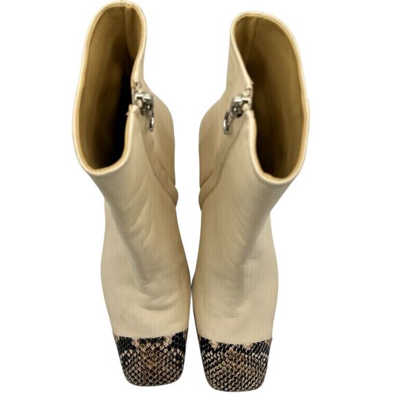 Aeyde Women's Smooth Leather Side Zip Ankle Boots Size EU 36 - US 5.5-6 - Picture 3 of 13